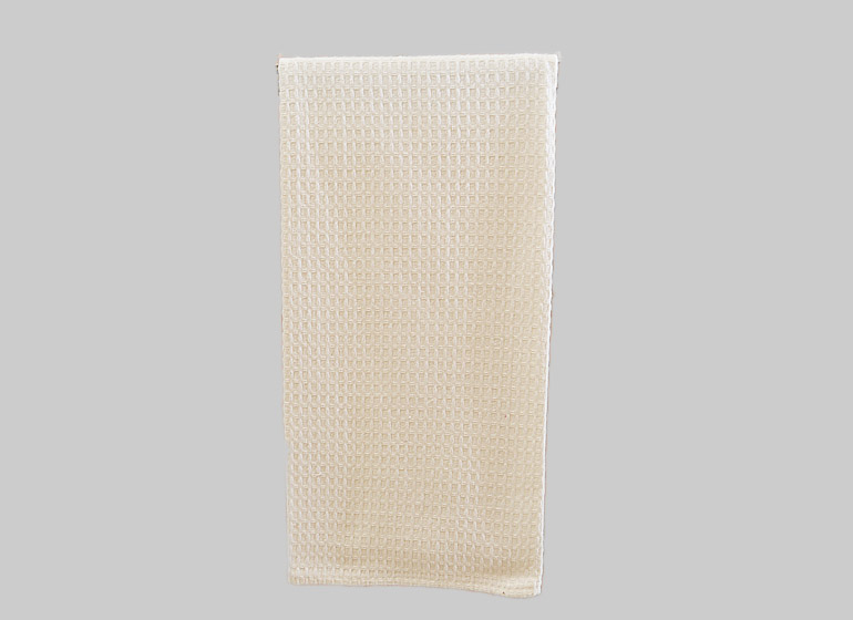 Winter White Waffle Weave Kitchen Towel.